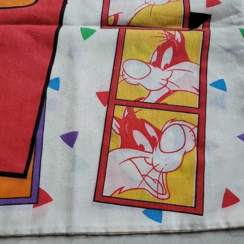 VTG Bibb Company 1993 Warner Bros. Looney Tunes Daffy Duck Bugs Bunny Pillowcase
